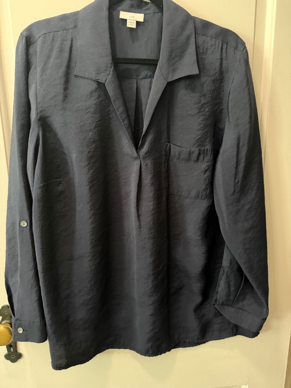 JJill Navy Blouse